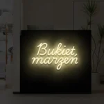 Neonowy napis Bukiet marzeń