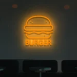 Neon LED Burger