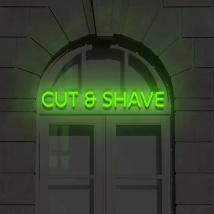 Napis LED Cut & shave
