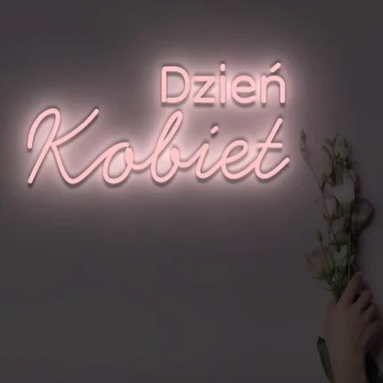 Napis LED Dzień Kobiet