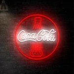 Neon Coca-Cola Butelka