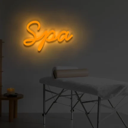 Napis LED Spa