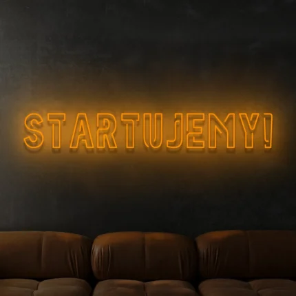 Napis LED Startujemy